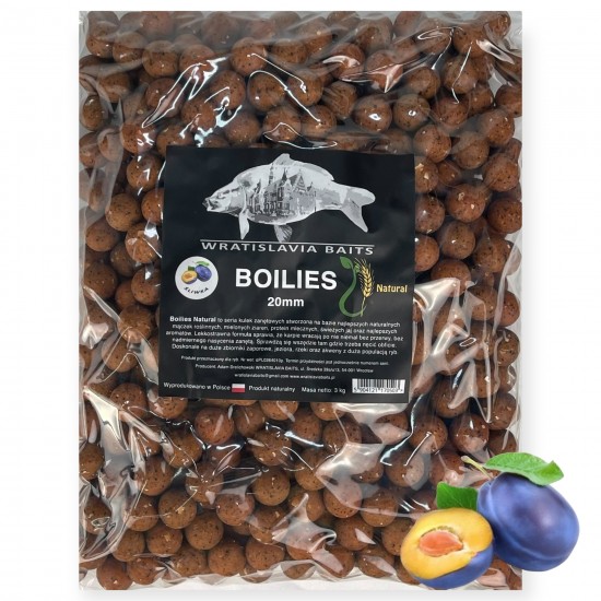 Kulki zanętowe 3kg ŚLIWKA 20mm